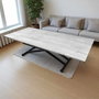 Hanah Home Mesa de Comedor Extensible Lisboa y Negro